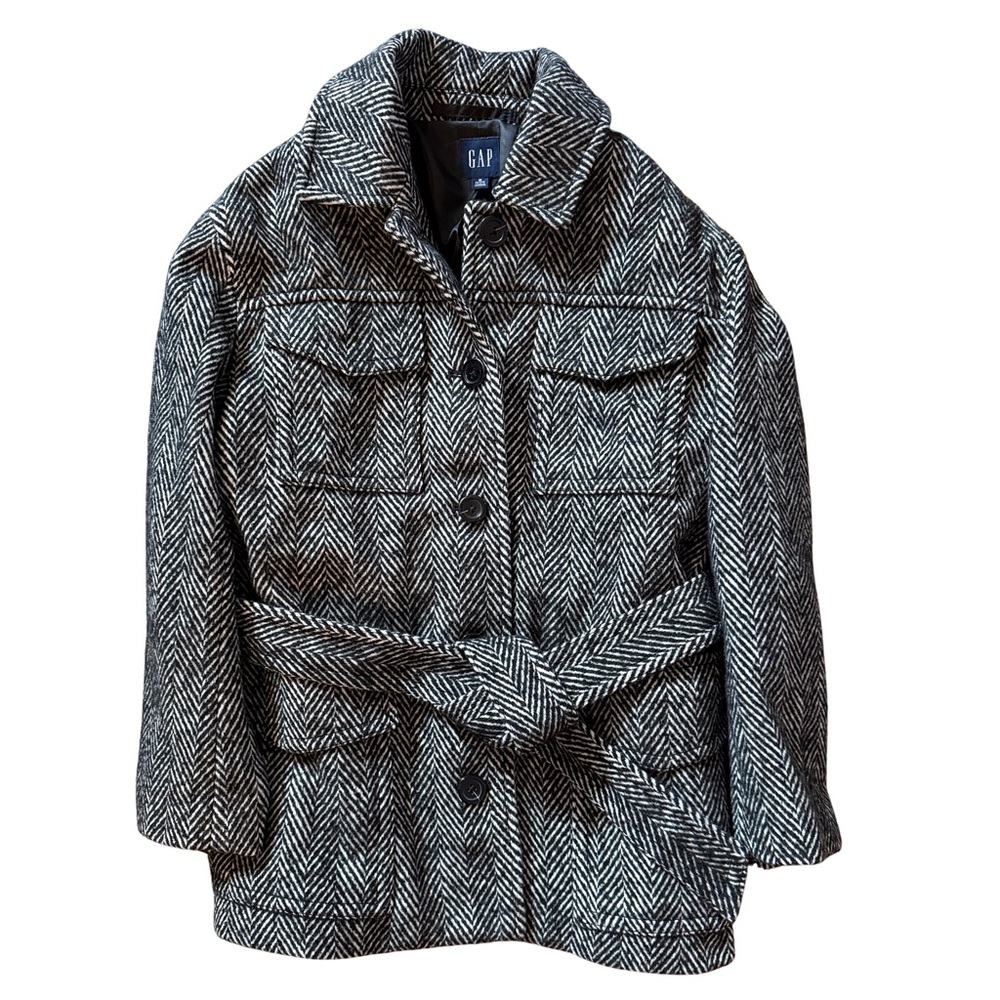 Gap Monochrome Herringbone Jacket - image 4